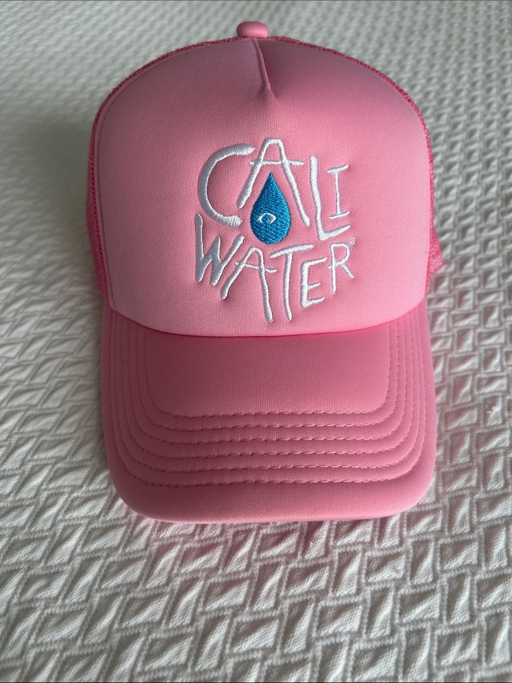 Pink Trucker Hat Baseball Cap CaliWater
